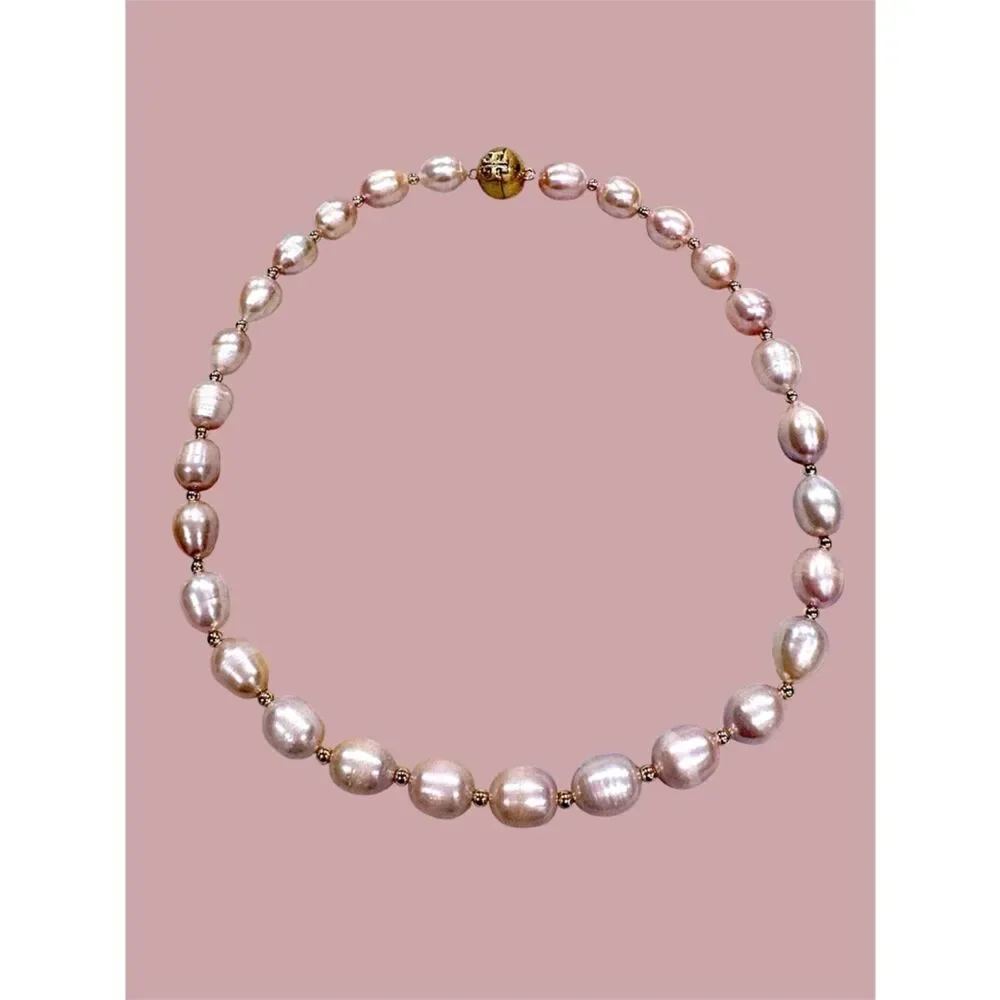 TORY BURCH COLORED PEARLS WITH GOLD BEADS AND CLOSURE